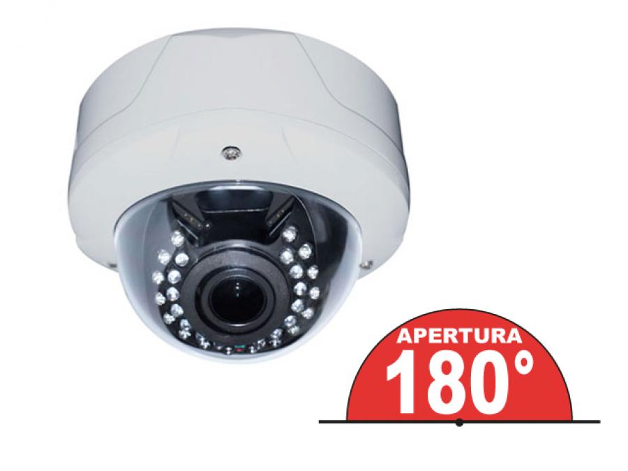 Dome camera videosorveglianza professionale esterno/interno analogica/AHD Sony CCD con obiettivo 180 gradi