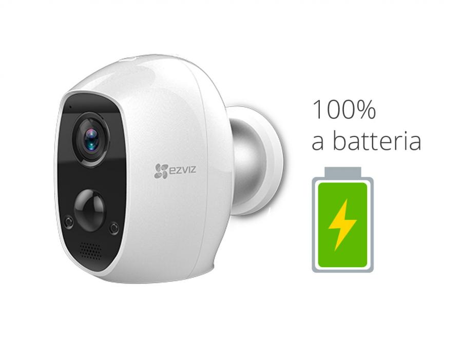 IP Camera a batteria WIFI da esterno per sorveglianza 100% senza fili a batteria con PIR di allarme e App