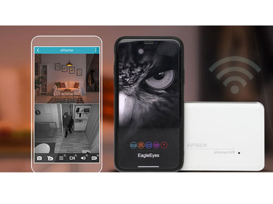 NVR wifi per telecamere IP app ios android
