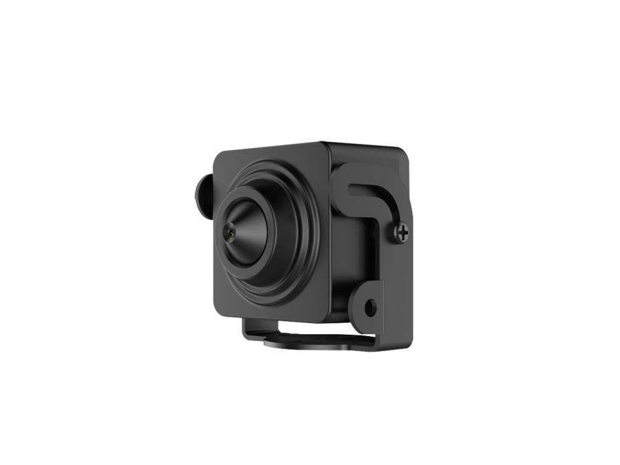 Microcamera IP 2MP obiettivo pinhole 3,7mm grandangolo h.265, WDR 120dB, Audio esterno integrabile