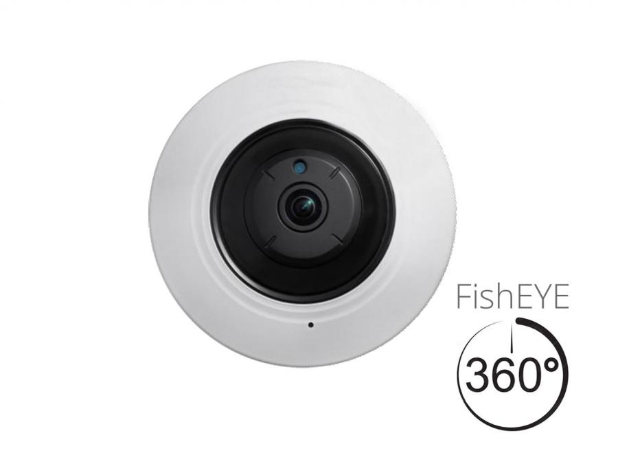 Telecamera IP 5MP Fisheye 360 gradi